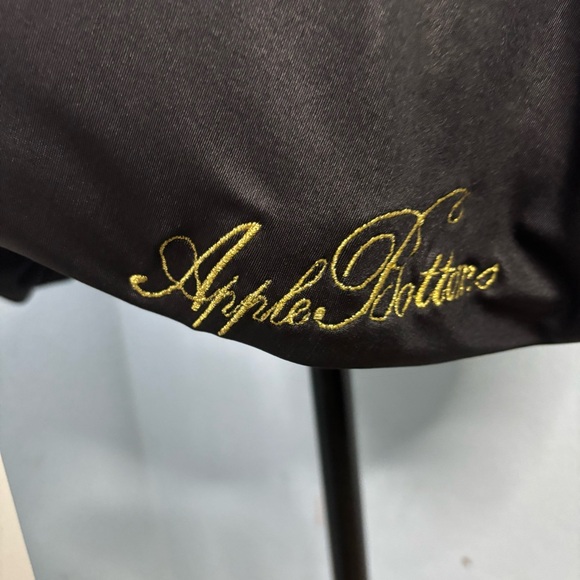 Apple Bottoms Black Skirt with Gold Embroidery - Picture 5 of 8